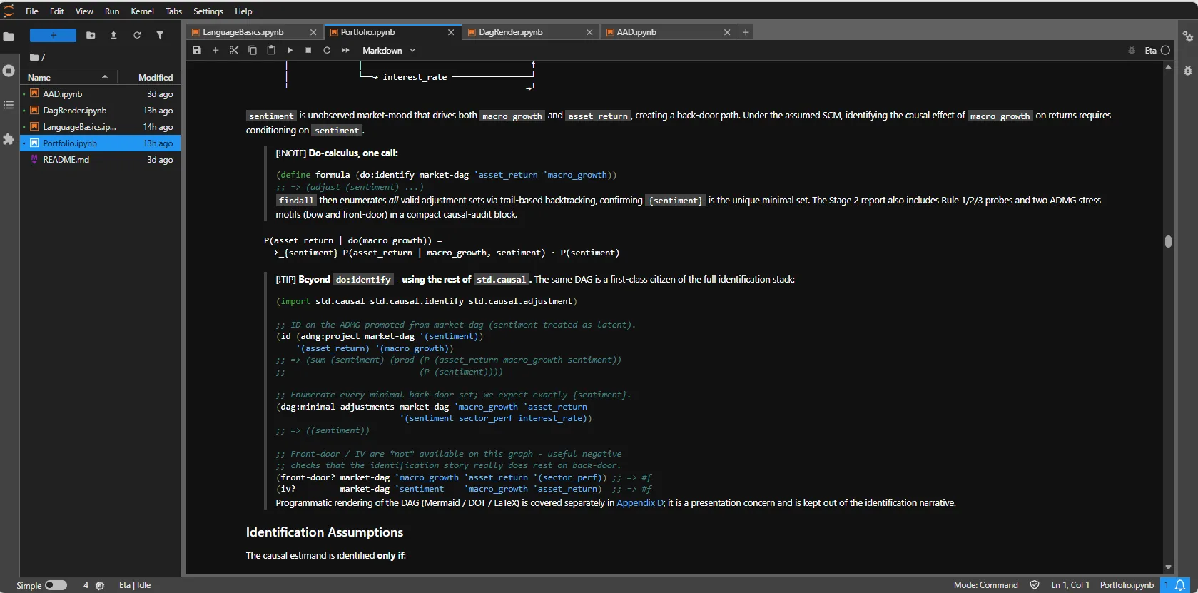 Eta notebook generic example